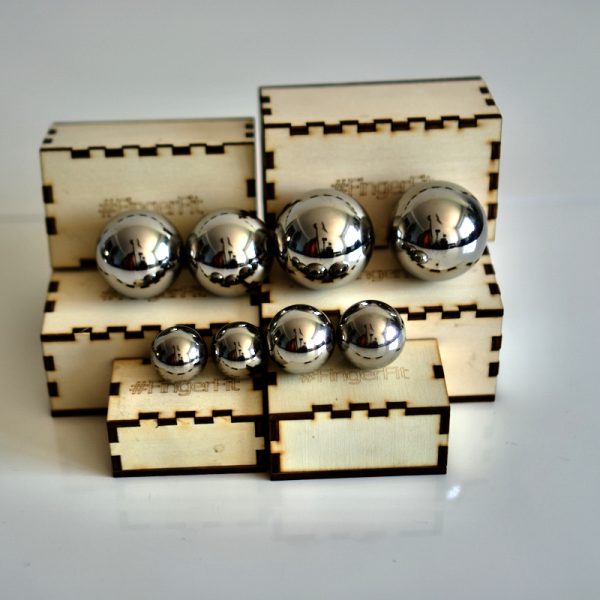 massage balls stainless steel different sizes