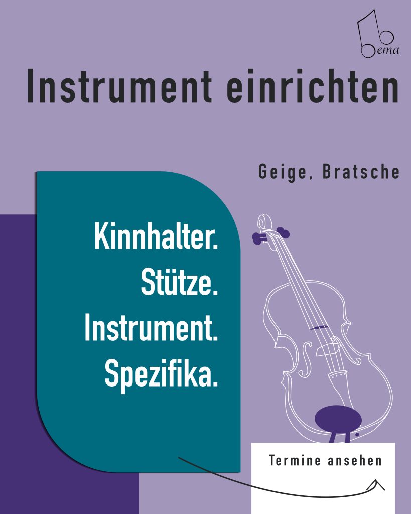Instrument richtig einrichten