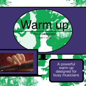 Warm up in 4 steps - violin and viola (studioTSNH)