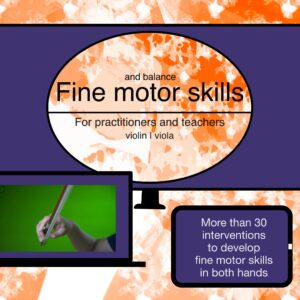 Fine motor skills and balance - violin and viola (studioTSNH)
